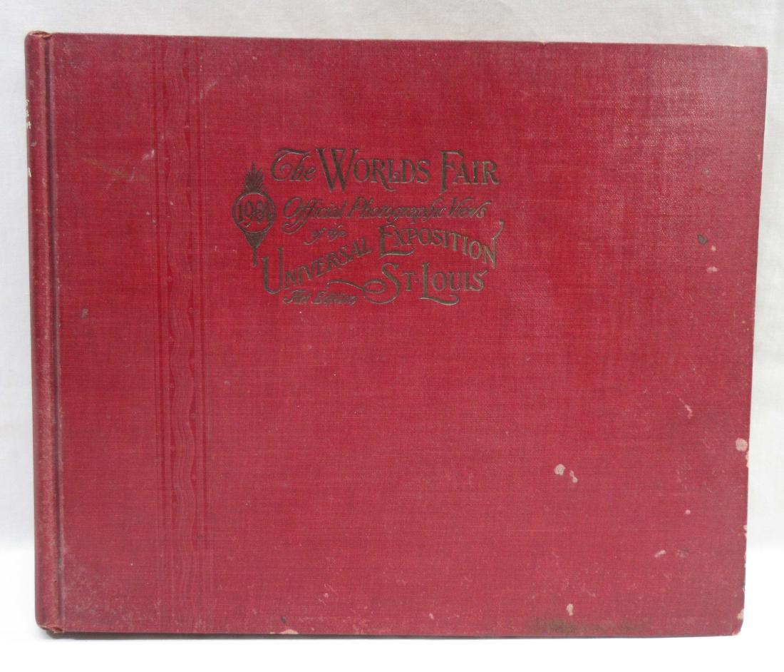 1903 HB Book of the St. Louis World's Fair: 11" x 13 3/4"