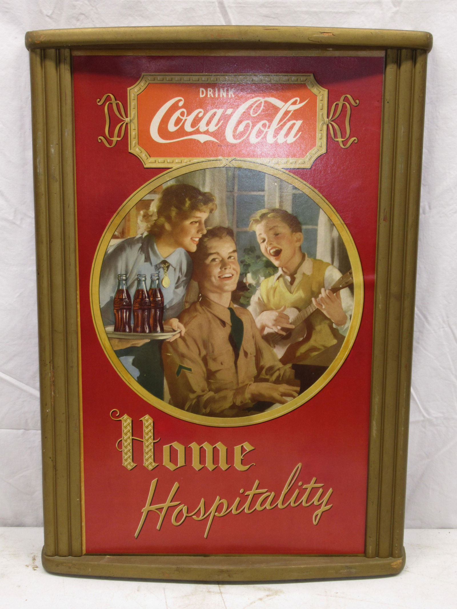 Coca Cola Framed Sign (1 of 6)