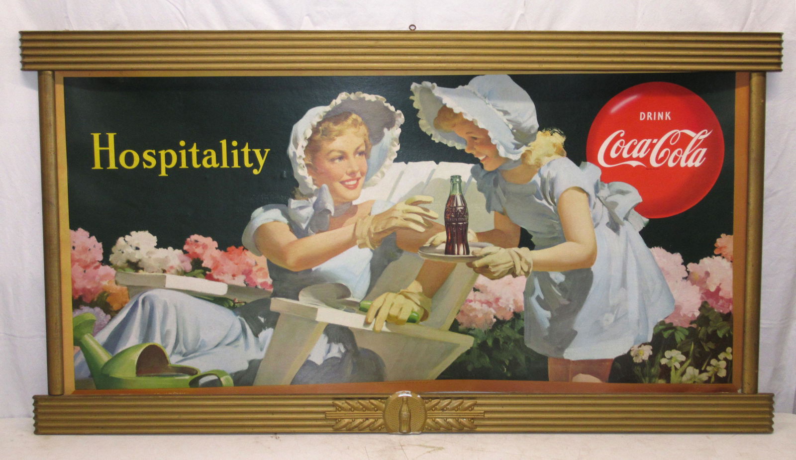 Framed Coca Cola Sign (1 of 8)