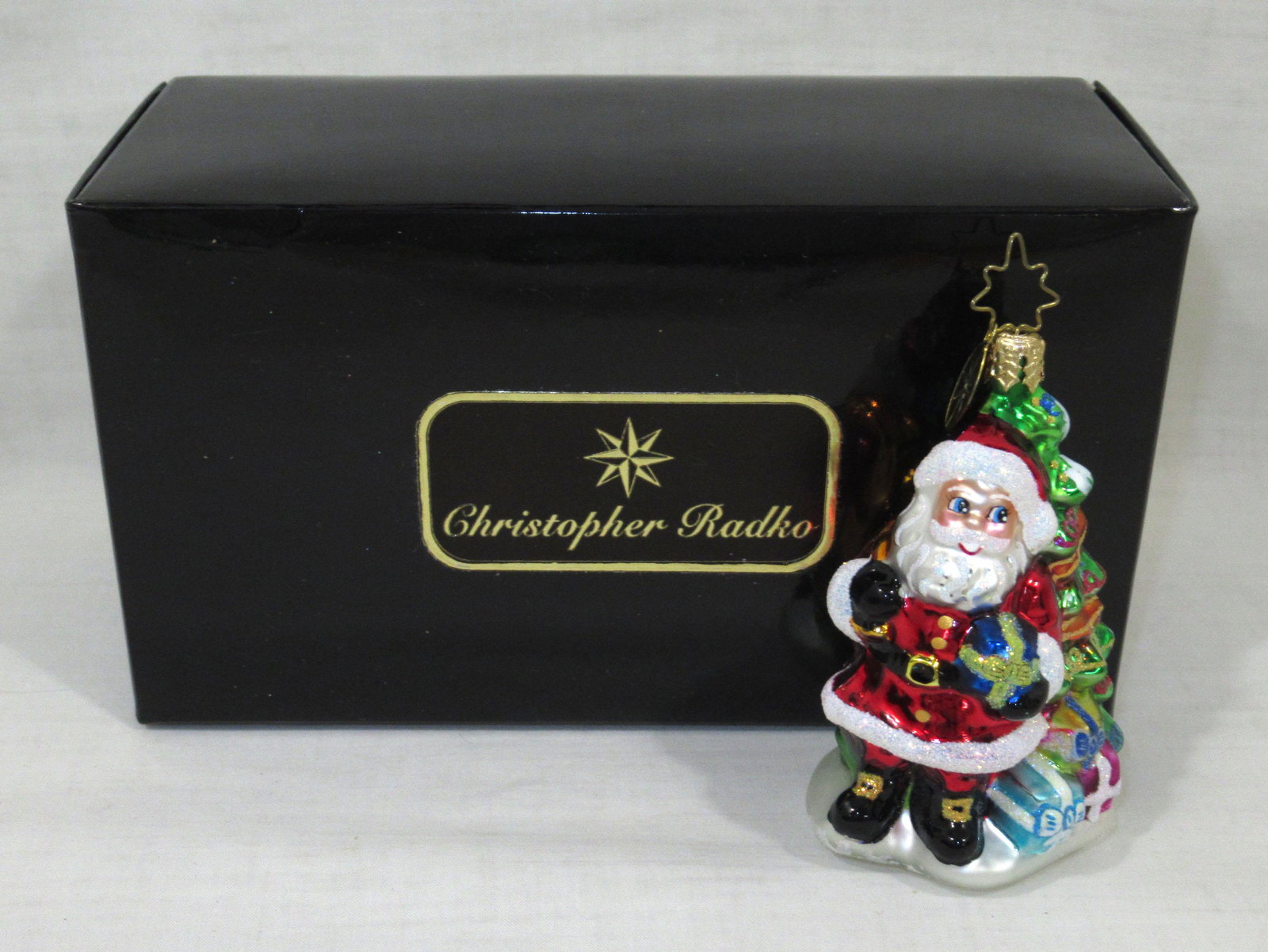 Christopher Radko Christmas Ornament N.I.B.: 4"T