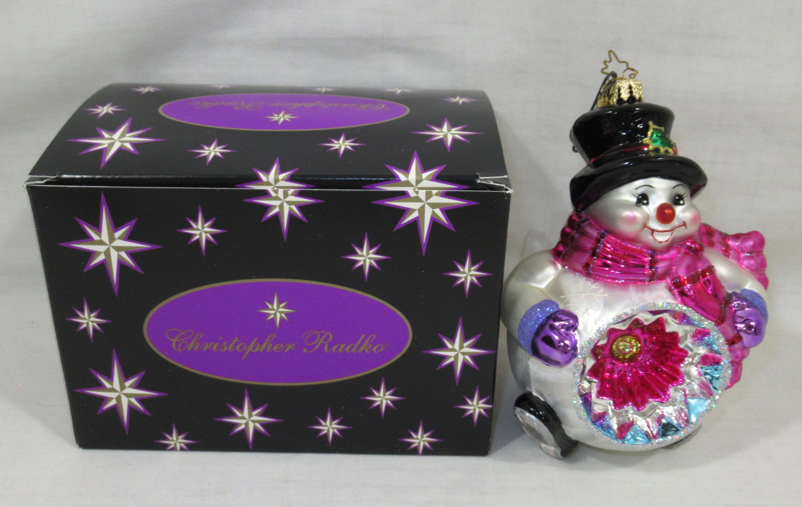 Christopher Radko Christmas Ornament N.I.B.: 5 1/2"T