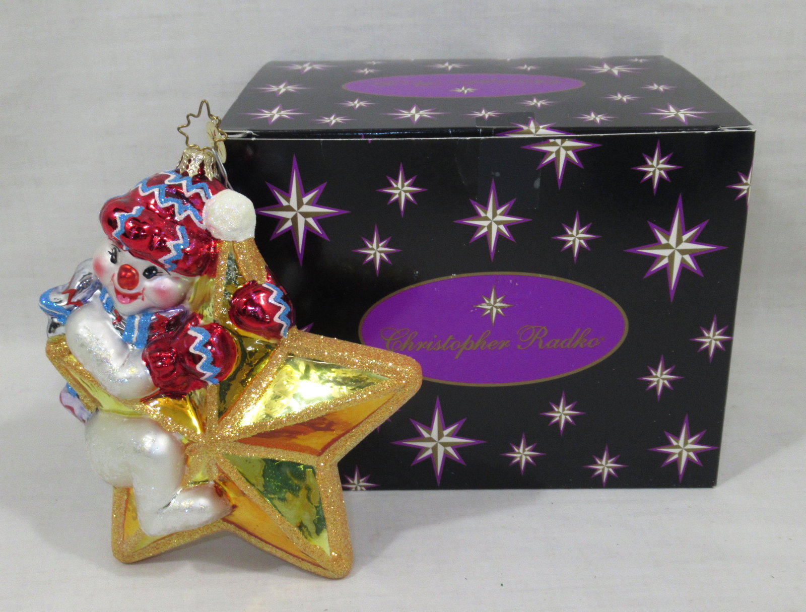 Christopher Radko Christmas Ornament N.I.B.: 6"T