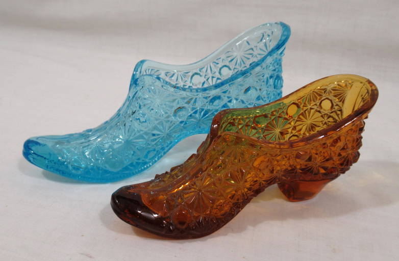 2 Fenton Glass Shoes
