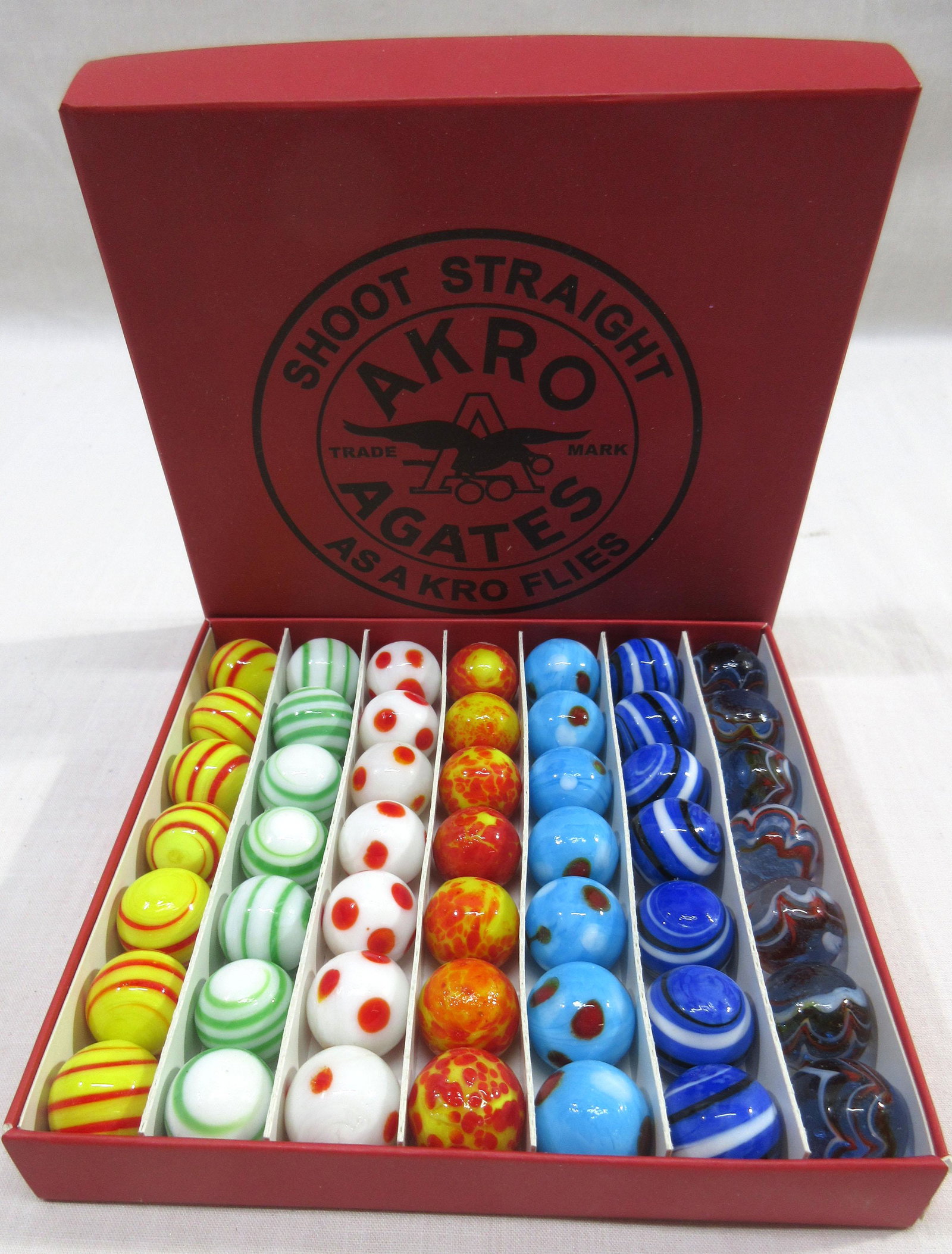 49 Marbles in Orig. Box: 49pc