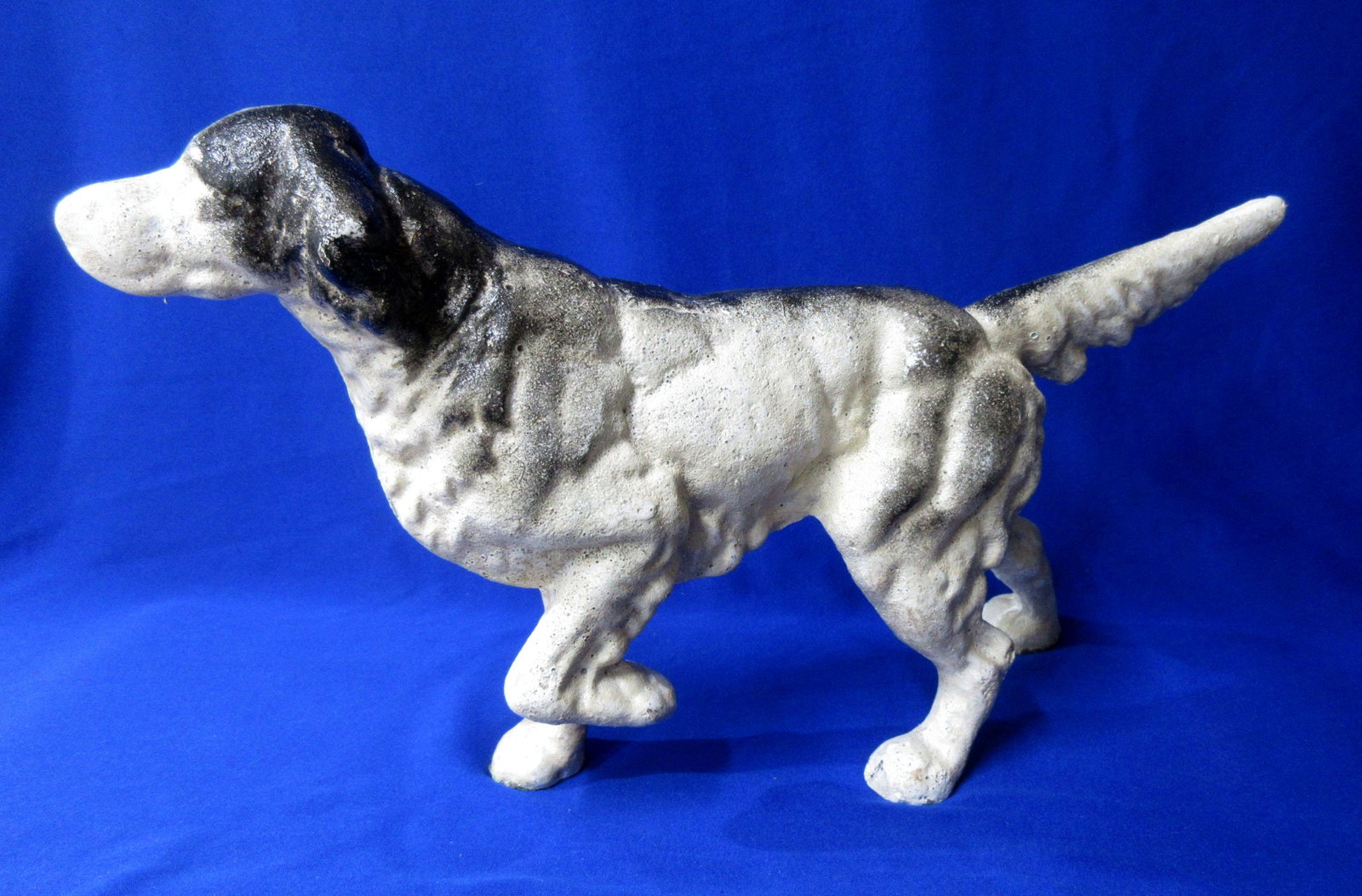 Cast Iron Dog Door Stop: 8 1/4"T x 14 1/2"L