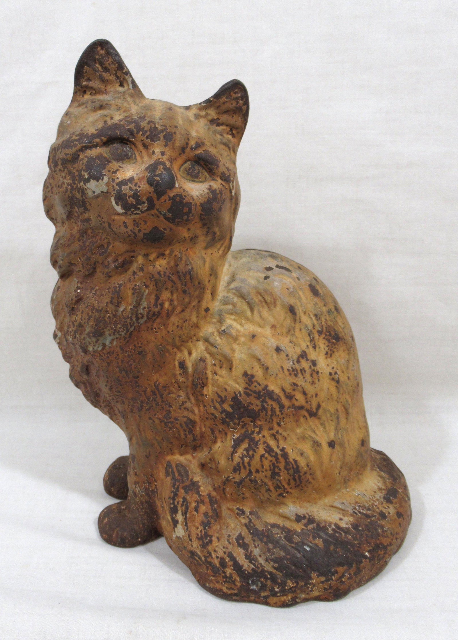 Cast Iron Cat Doorstop: 9"T x 6 1/2" x 5"