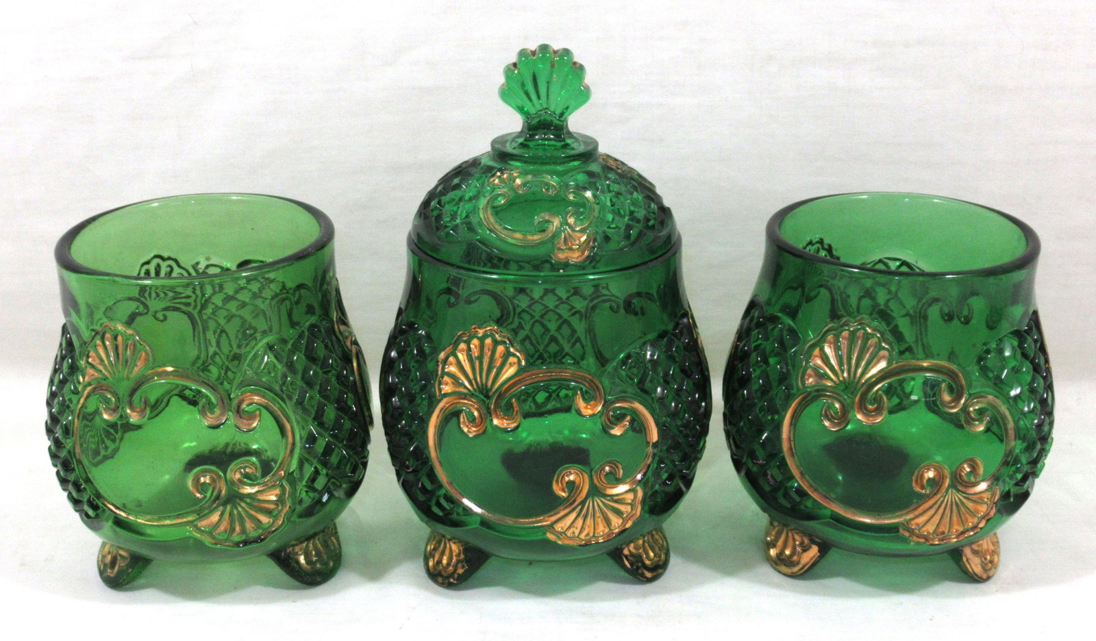 3pc Riverside Table Set: 5"T - 7 1/4"T x 4 1/4"W
