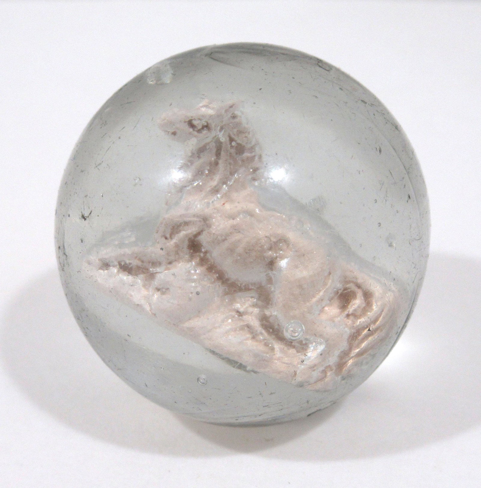 1 9/16" Sulfide Horse Marble: 1 9/16"
