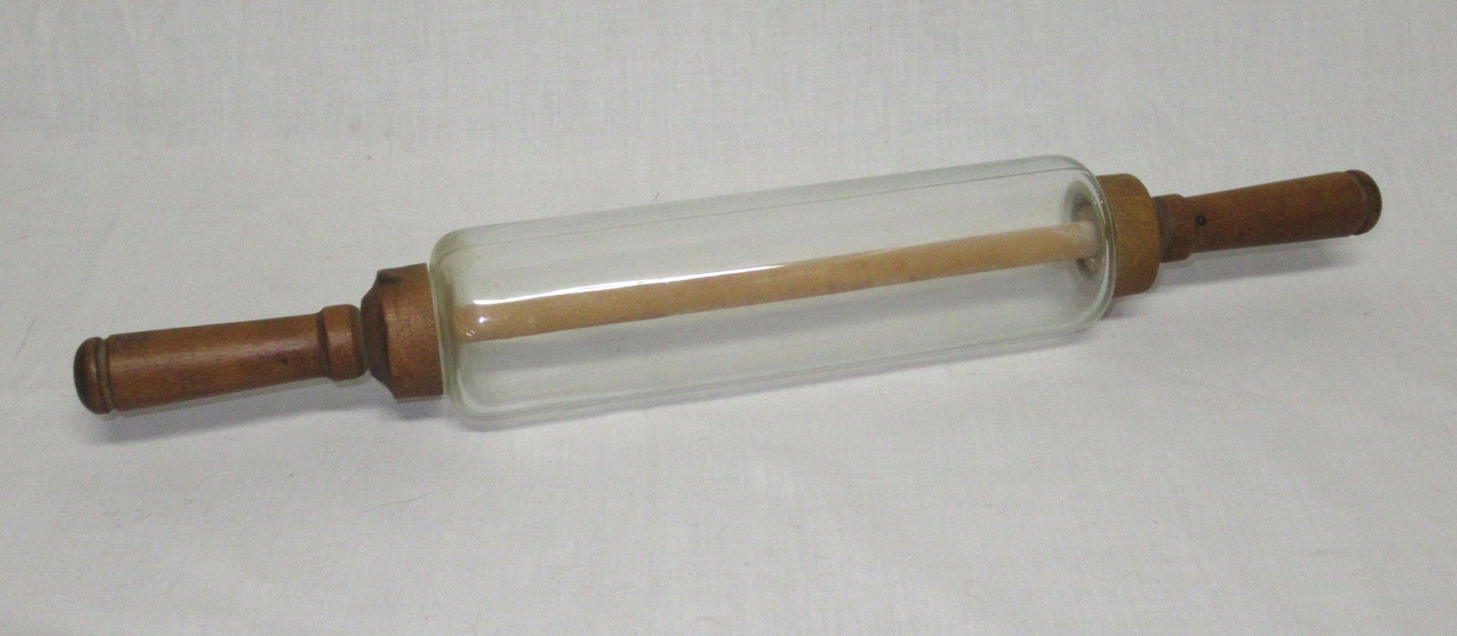 Early Glass Rolling Pin: 19"L x 2 1/2"