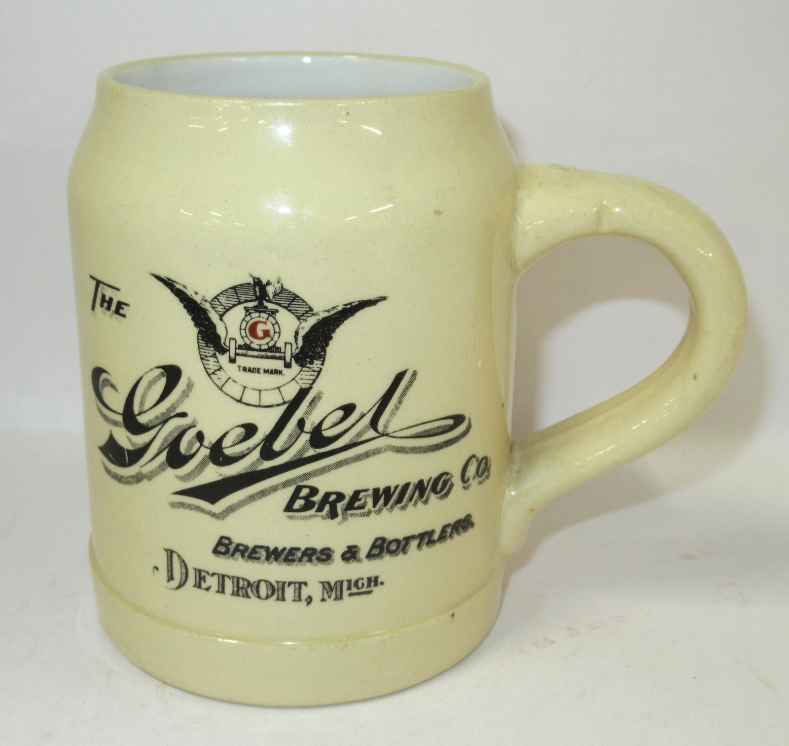Goebel Brewing Co. Mug Detroit, Mich.: 4 1/4"T