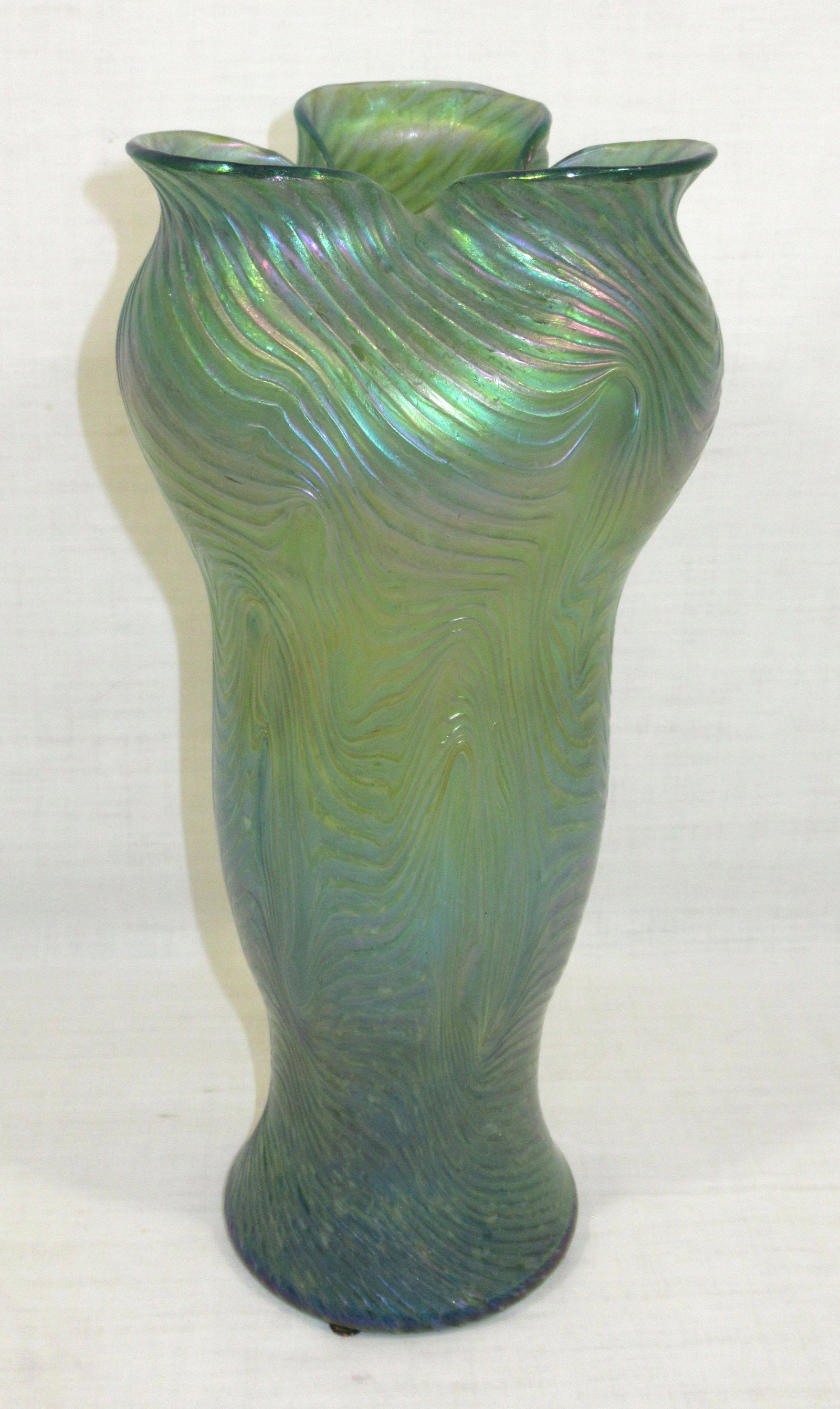 13" Loetz Vase: 13"T x 5 1/2"W