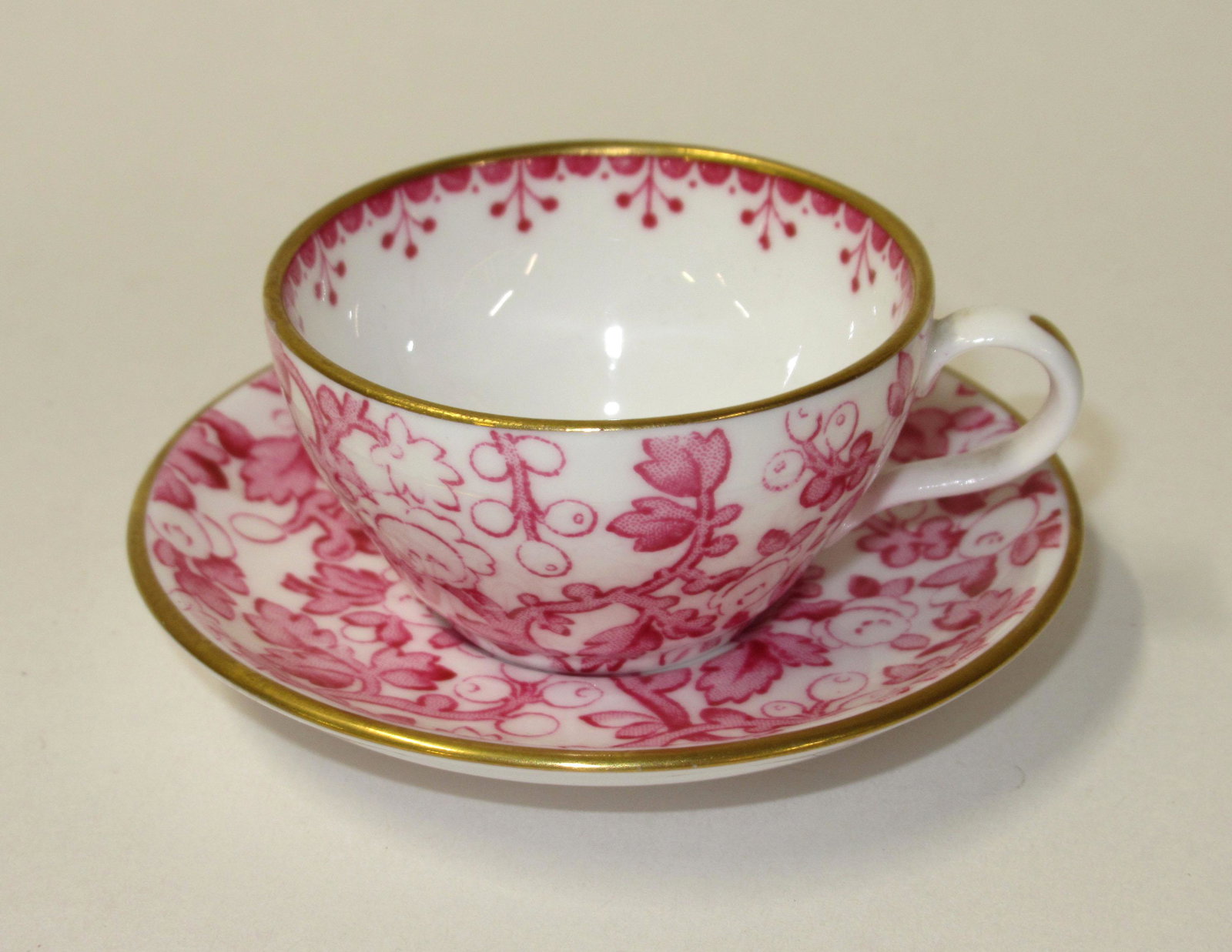 Spode Copelands Miniature Cup & Saucer: 2 1/2" saucer, 1"T cup