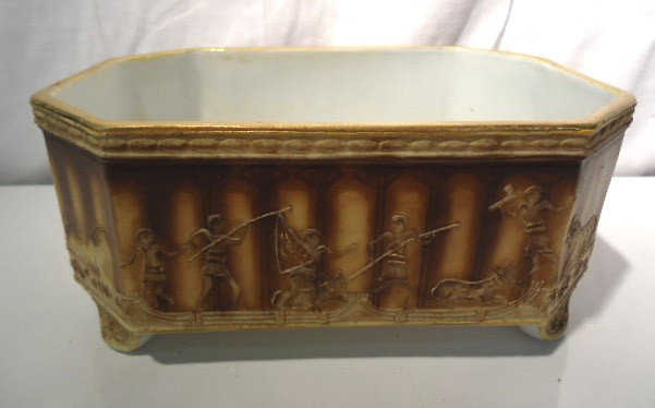 HP Nippon Ferner w/Egyptian Décor: 8" by 5 3/8"