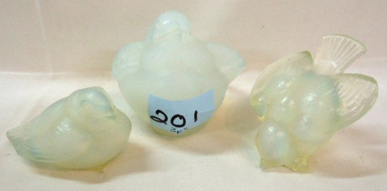 3pc Sabino Birds: 2 1/4" Tall