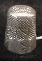 Coin Silver Thimble