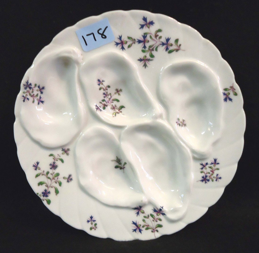 Limoges Oyster Plate: 7 5/8"