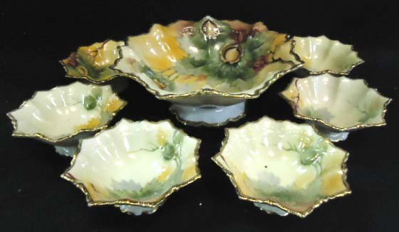7 Pc. HP Nippon Nut Set: 7 1/2" Bowl