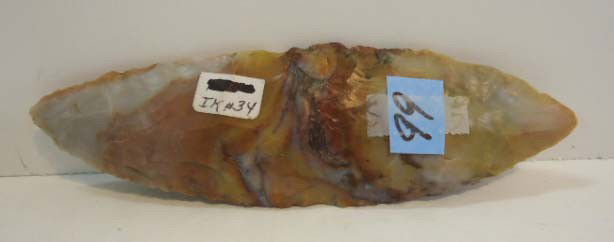 Multi Color Bi Point: Butler Co. Ohio Flint Ridge 4 1/4"