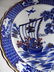 232: Oriental Blue & White Charger With Stamp Mark - 3