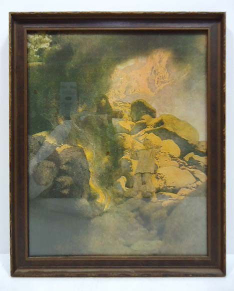 Maxfield Parrish Print "Aladdin": 10"x 12"