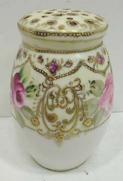 HP Nippon Muffineer or Hatpin Holder: 4 1/2"