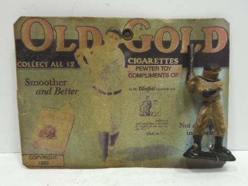 Old Gold Cigaret Babe Ruth Giveaway: 5 3/4" x 4"