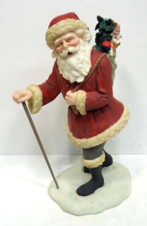 Hallmark Porcelain Santa: 11 1/2"