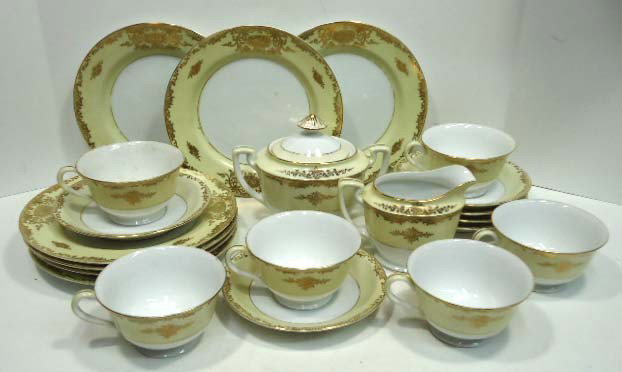 21 Pc. Noritake Cake Set: 21 Pc.