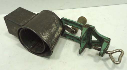 Hand Crank Food Grater: 8"-Cast Iron Frame
