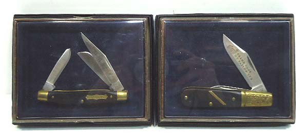 Schrade "Grand Dad's Old Timer & Grand Dad's Barlo: 3 1/4" & 3 1/2"- Orig. Boxes