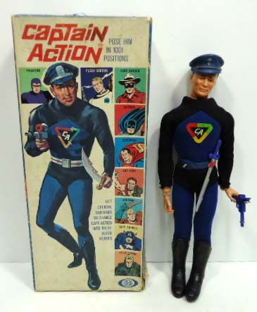Ideal Capt. Action Figure: 11 3/4"