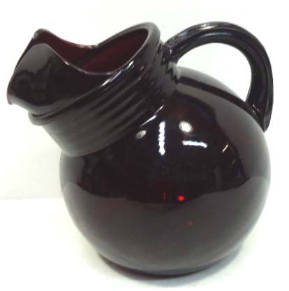 Ruby Red Pitcher - 2