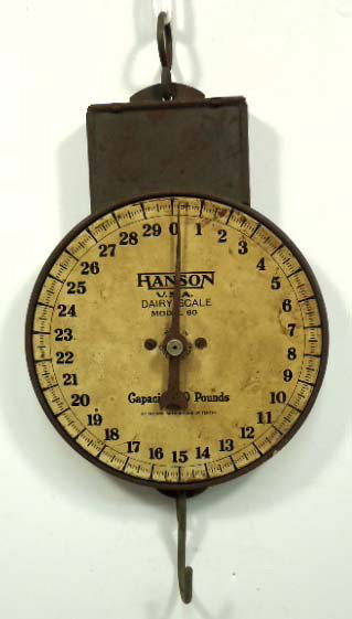 Hanson Dairy Scales: 13 1/2"