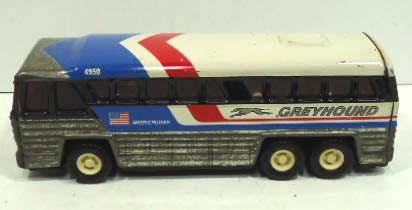 Buddy L Tin Greyhound Bus: 7 1/2"