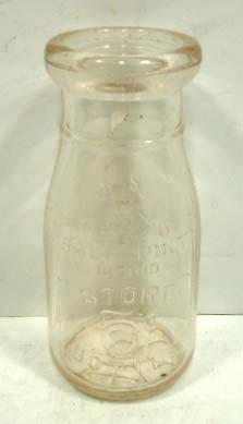 Half Pint Cream Bottle: 5 1/2"
