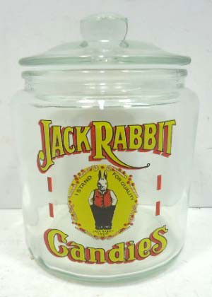 Jack Rabbit Candy Jar: 6"