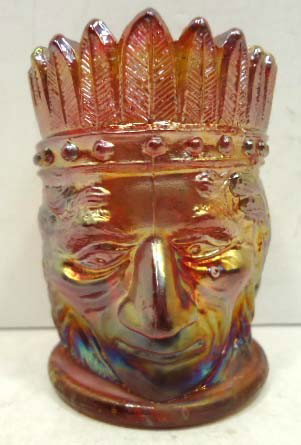 Indian Chief Toothpick Holder: 2 3/4"