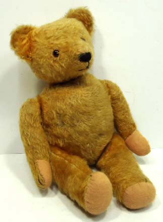 Early Mohair Teddy Bear: 16"