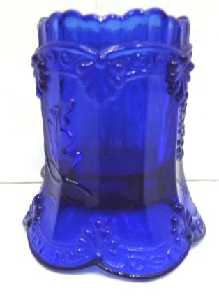 Cobalt Toothpick Holder: 2 1/2"T