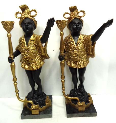 Pr. Blackamoors: 16"