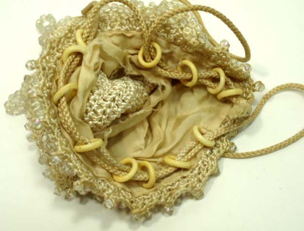 2 Pc. Beaded Drawstring Purses - 6