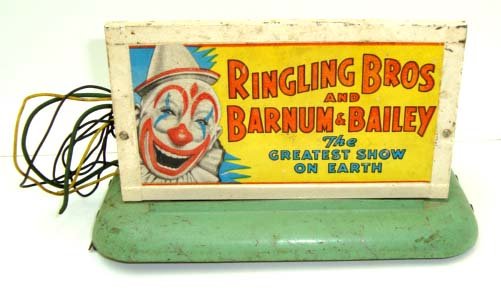Am. Flyer Barnum & Bailey Bill Board: 4 1/4" x 7 1/2"