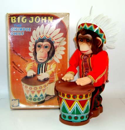 Bat. Op. Big John Chimpee Chief MIB: 12 1/2"