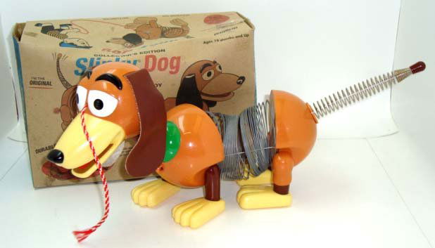 Slinky Dog Pull Toy w/ Box: 12"