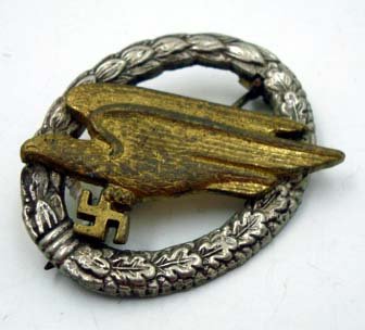 Nazi Paratrooper Medal: 2"