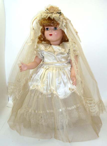 Key Wind Walking Talking Doll w/ Roller Skates: 18"