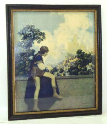 Maxfield Parrish Print: 13" x 11"