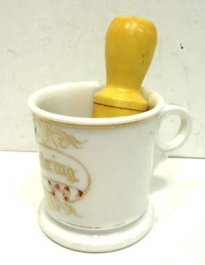 Barber Shop Shaving Mug: 3 1/2"