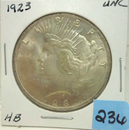 1923 Silver Dollar UNC.: 1pc.