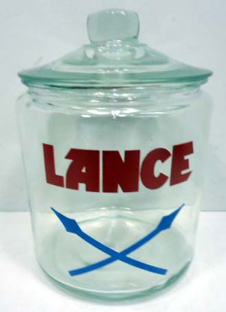 Lance Cracker Jar: 10 1/2" T
